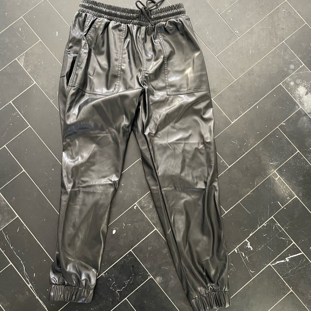 Blank NYC faux leather joggers. Tags removed but never worn.